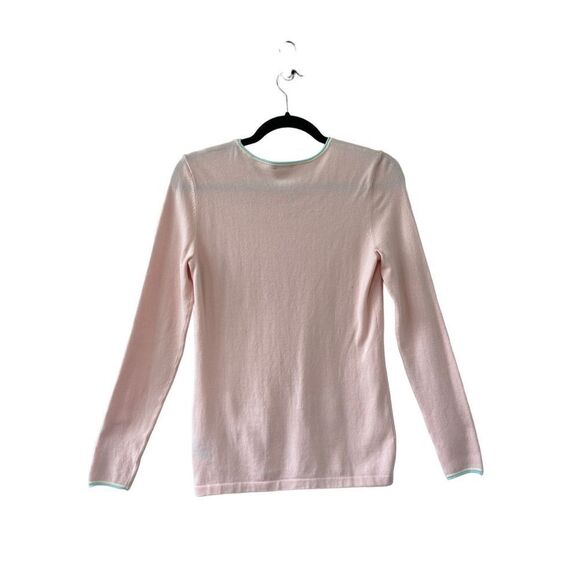 J.Mc Laughlin Cotton Blend Stretch Pullover Knitted Top Womens Pink Size Small - Picture 5 of 7
